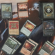 Magic: The Gathering cards on one of Valour Games' gaming tables.